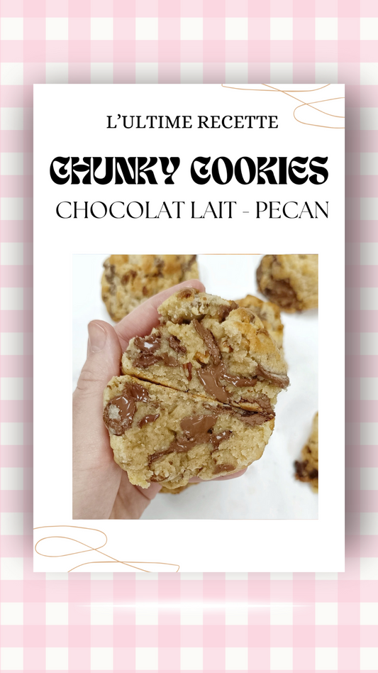 CHUNKY COOKIES CHOCOLAT LAIT PECAN