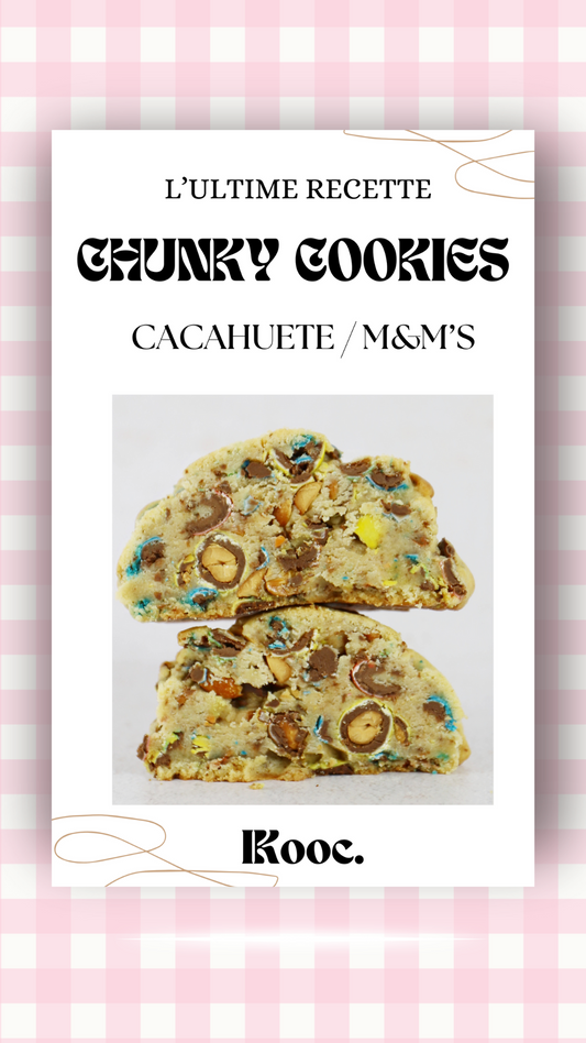 CHUNKY COOKIES CACAHUETES / M&M's