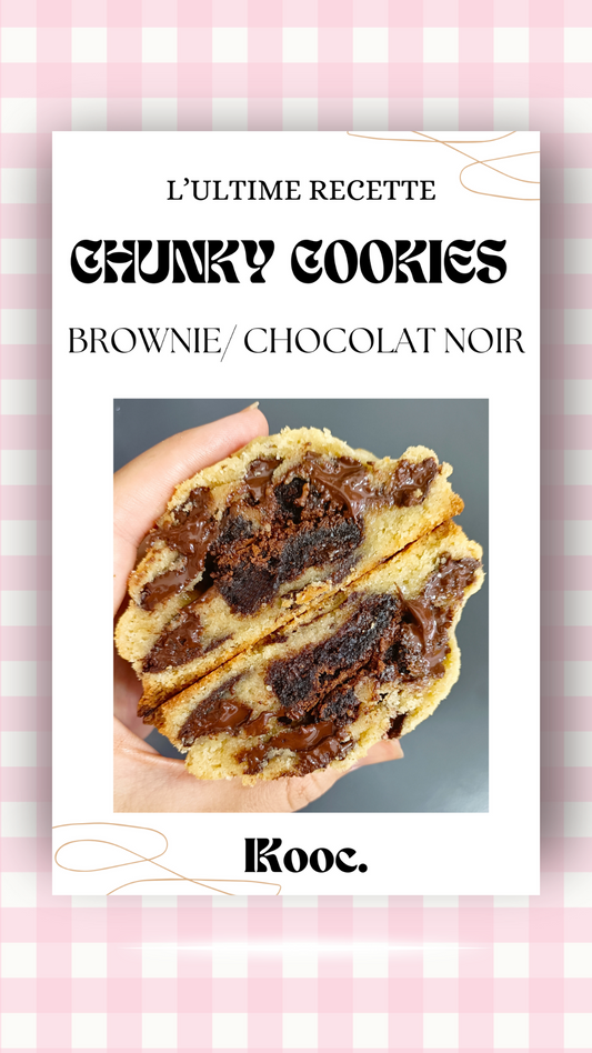 CHUNKY COOKIE BROWNIE / CHOCOLAT NOIR